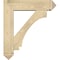 Ekena Millwork Imperial Arts and Crafts Rough Sawn Bracket w/ Offset Brace, Douglas Fir, 8"W x 32"D x 36"H BKT0806X32X36IMP03RDF - alternate 2